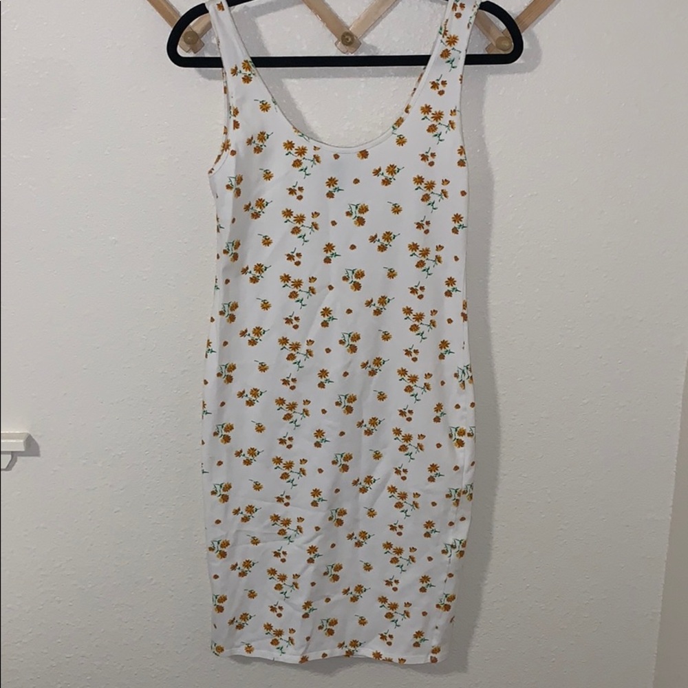 Tight fitting floral dress